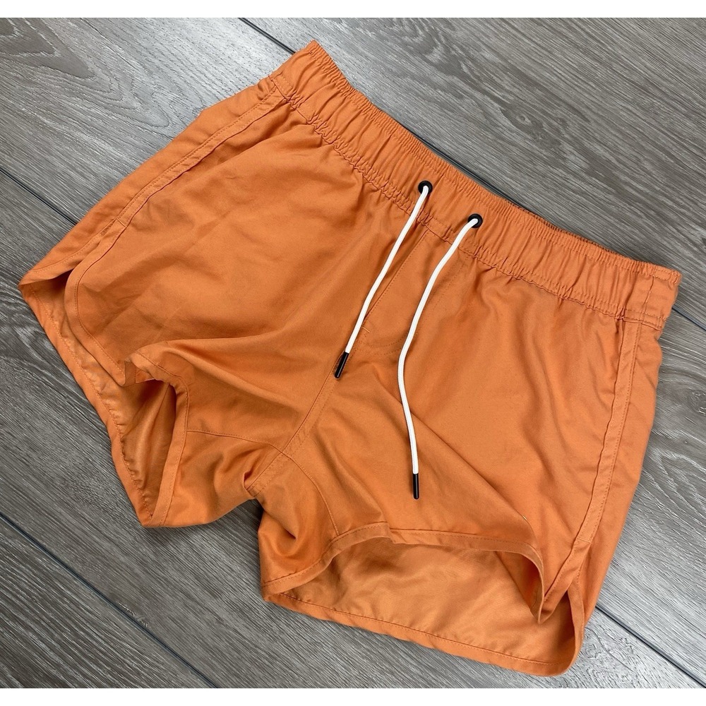 G Star Raw Men's Lined Carnic Swim Shorts Orange Size Small